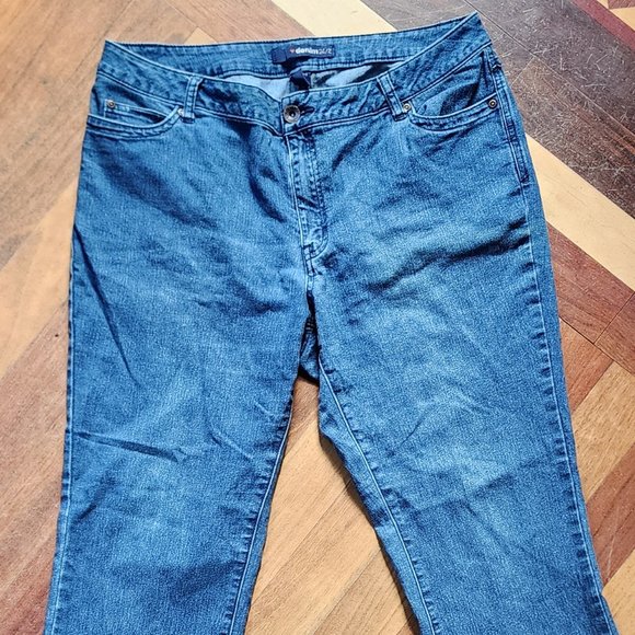 Denim 24/7 Medium Wash Boot Cut Jeans Size 14W - Picture 6 of 14